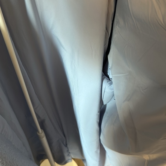 *Michel Studio size 2X boiled wool fully lined winter coat baby blue - Picture 9 of 10